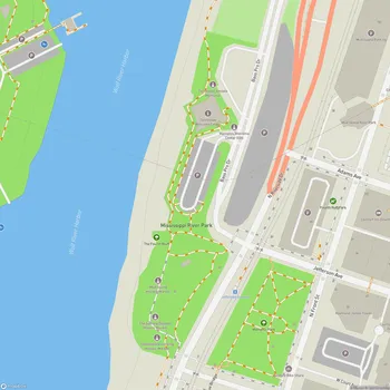 Map of Mississippi River Park