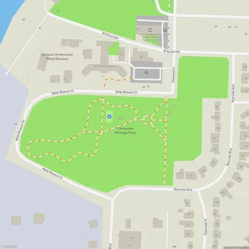 Map of Chickasaw Heritage Park