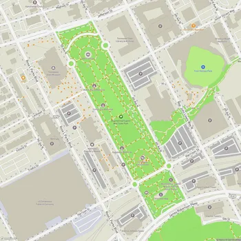 Map of Bicentennial Capitol Mall State Park