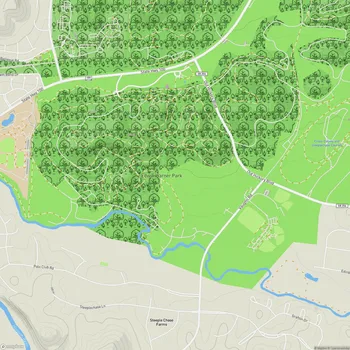 Map of Edwin Warner Park