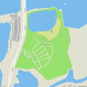 Map of Geist Waterfront Park