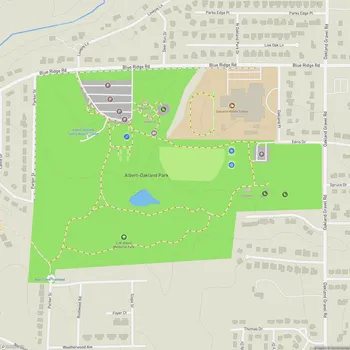 Map of Albert-Oakland Park