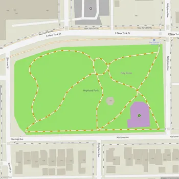 Map of Highland Park