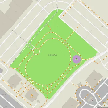 Map of H.G. Hill Park