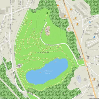 Map of Fort Dickerson Park