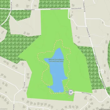 Map of Madison County Nature Trail and Study Center