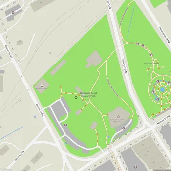 Map of Huntsville Depot Museum Park
