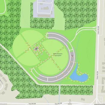 Map of Metro Kiwanis Sportsplex