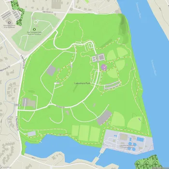 Map of Lakeshore Park