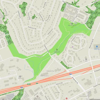 Map of Ten Mile Creek Greenway Park