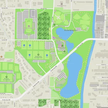 Map of Brahan Spring Park
