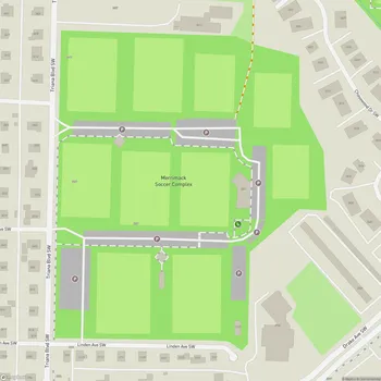 Map of Merrimack Soccer Complex