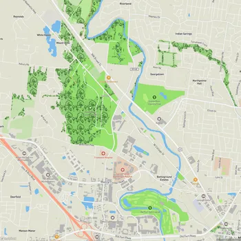Map of Stones River National Battlefield