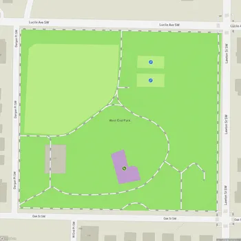 Map of West End Park
