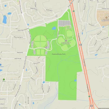 Map of Thomas Brooks Park