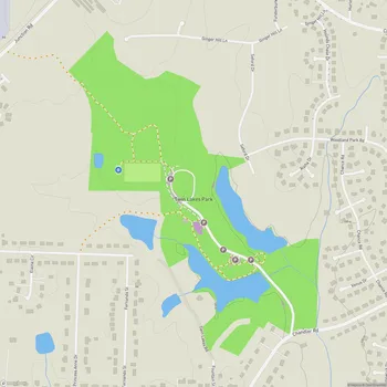 Map of Twin Lakes Park