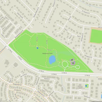 Map of Halyburton Park