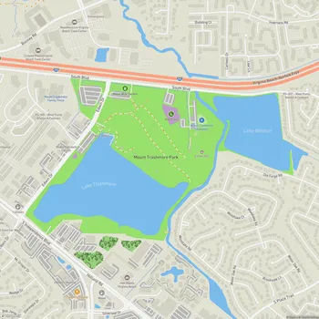 Map of Mount Trashmore Park