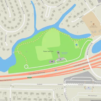 Map of Poplar Hall Park
