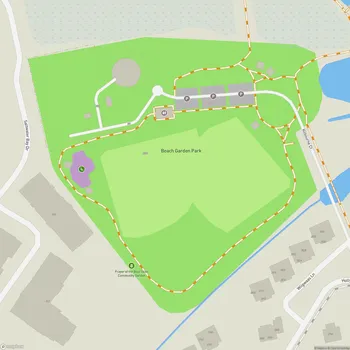 Map of Beach Garden Park