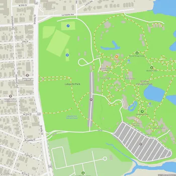 Map of Lafayette Park