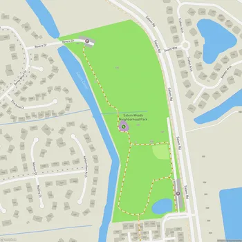 Map of Salem Woods Neighborhood Park