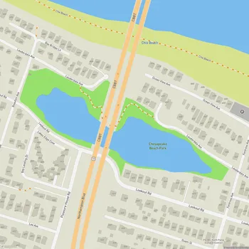 Map of Chesapeake Beach Park
