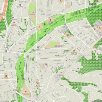 Map of Oxon Run Park