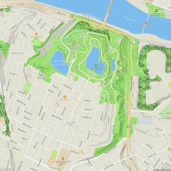 Map of Highland Park