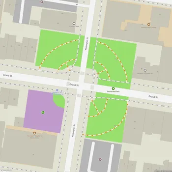 Map of Paulus Hook Park