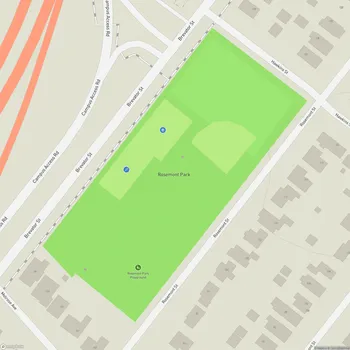 Map of Rosemont Park