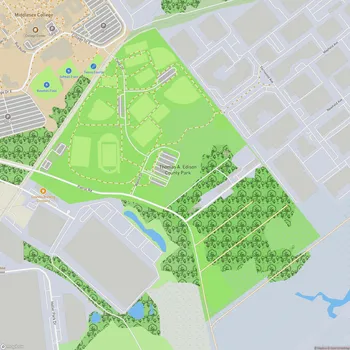 Map of Thomas A. Edison County Park