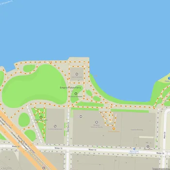 Map of Empire Fulton Ferry
