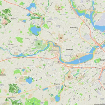 Map of Charles River Reservation