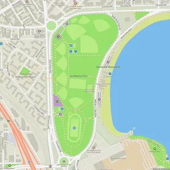 Map of Joe Moakley Park