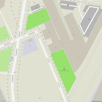 Map of Lincoln Street Art Park