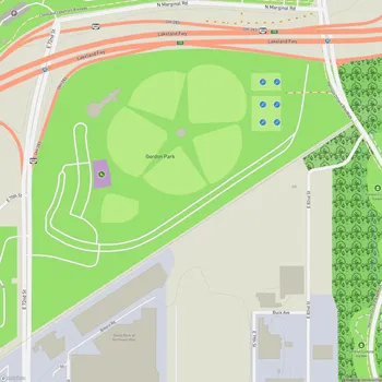 Map of Gordon Park