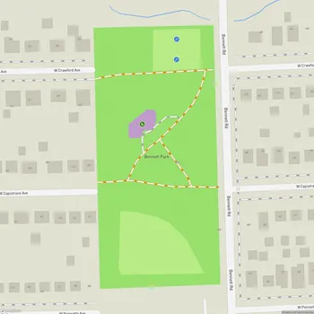 Map of Bennett Park