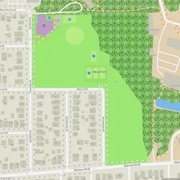 Map of Wilcox Park