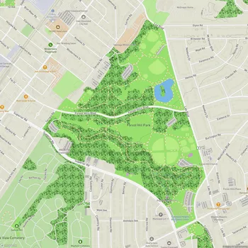 Map of Forest Hill Park