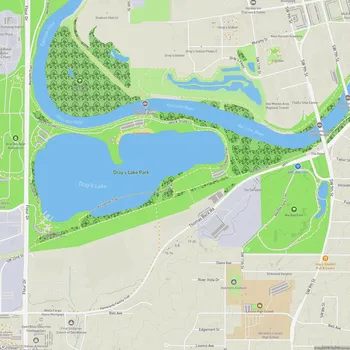 Map of Gray's Lake Park