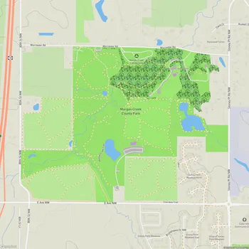 Map of Morgan Creek County Park