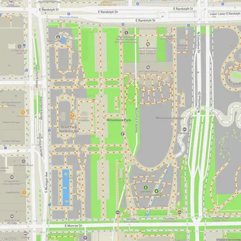 Map of Millennium Park