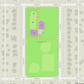 Map of Cavell Playground