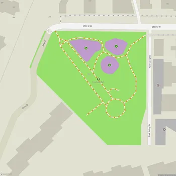 Map of Park Siding Park