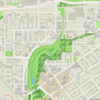 Map of Swede Hollow Park