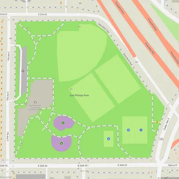 Map of East Phillips Park