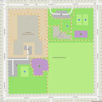 Map of Hiawatha School Park