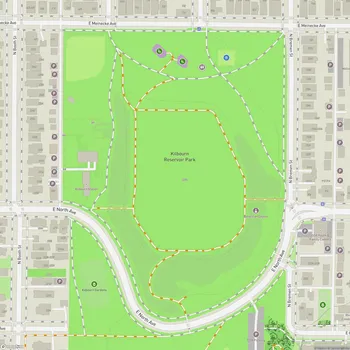 Map of Kilbourn Reservoir Park