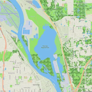 Map of Pig's Eye Regional Park